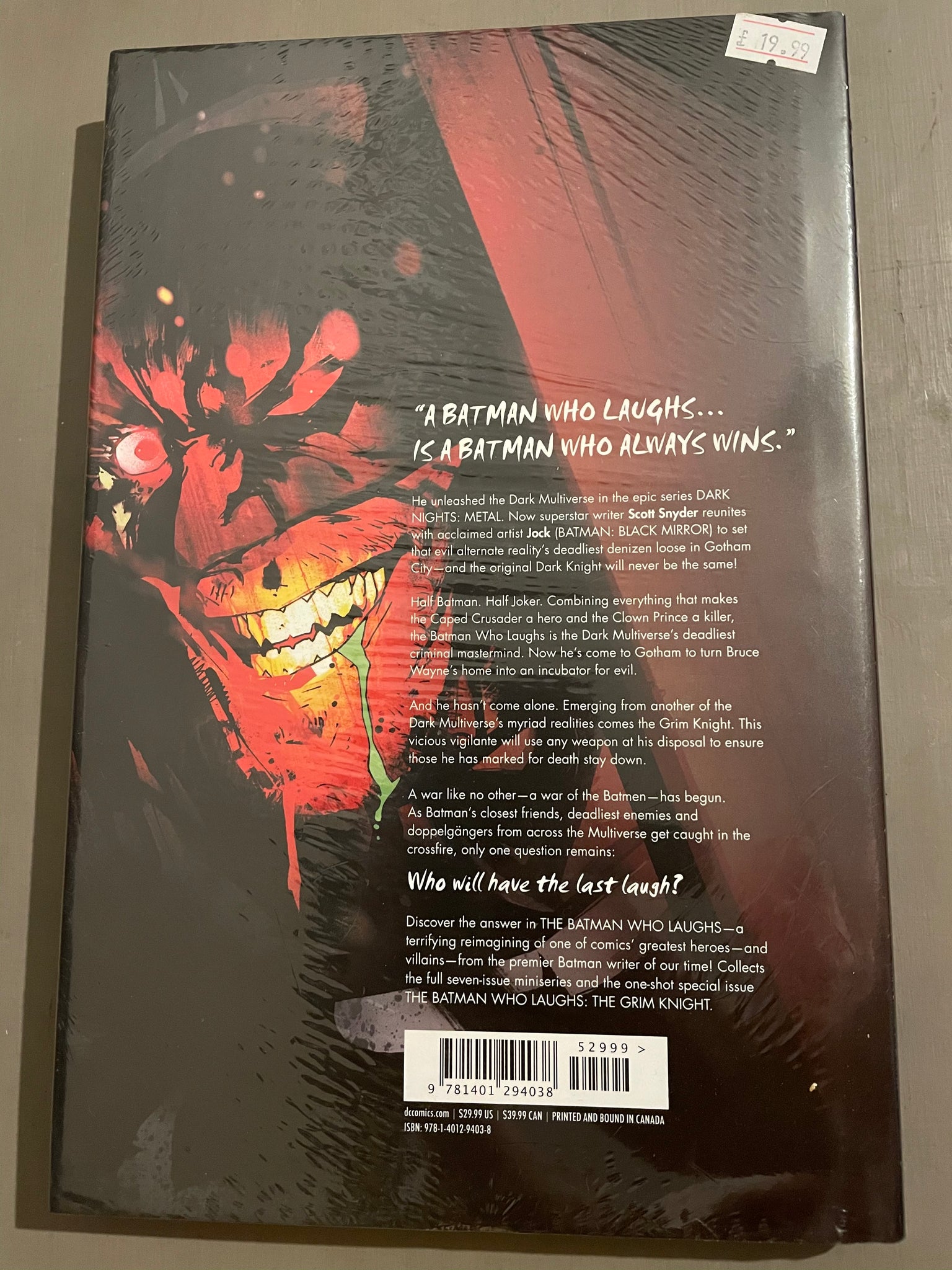 batman: the black mirror hardcover