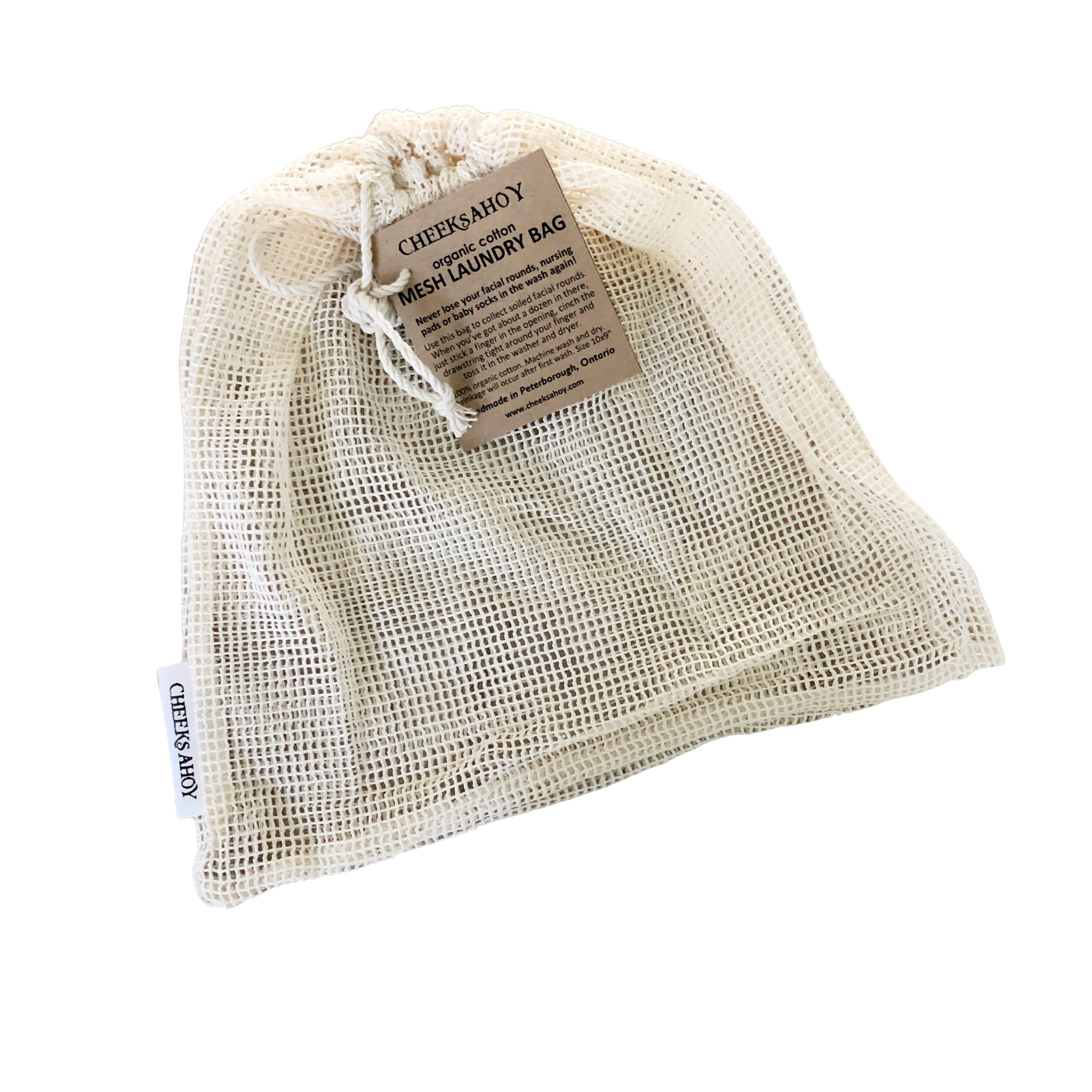 Organic Cotton Mesh Laundry Bag The Lemonade Stand