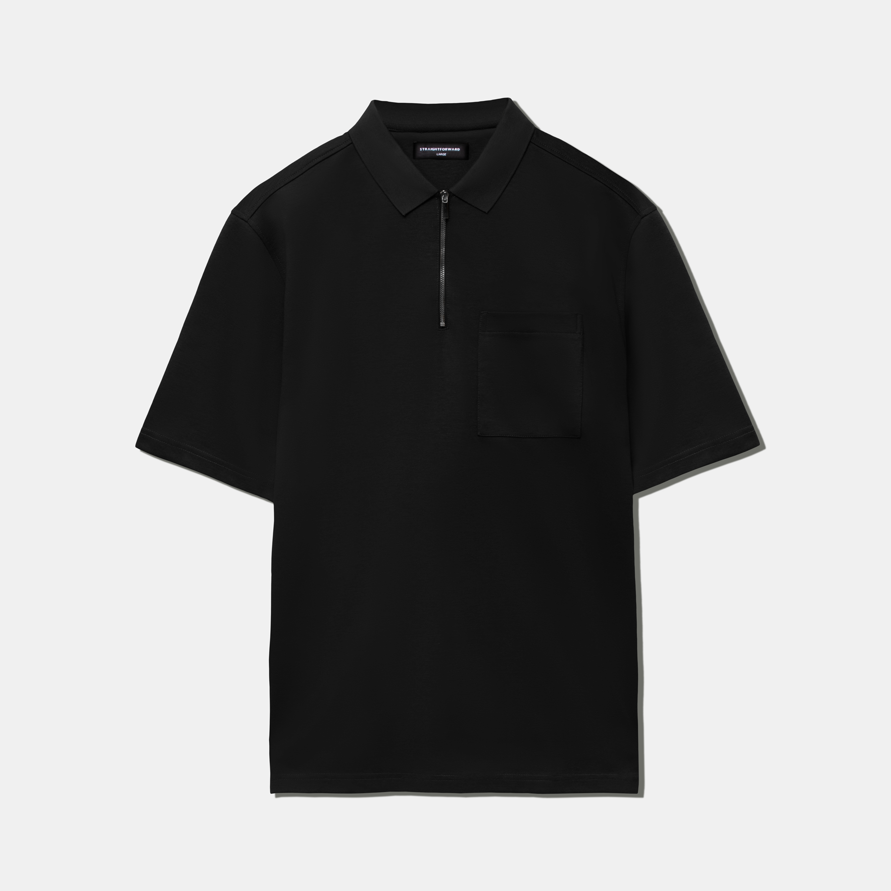 Men's Get-Up, Zip Up Polo Shirt – Straightforward