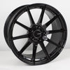 Image of Enkei TS10 18x9.5 5x100 45mm Offset 72.6mm Bore Black Wheel