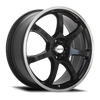 Image of Maxxim Knight 16x7 8x100/114.3 ET40 Gloss Black Lip Polish