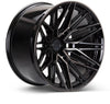 Image of Vossen HF6-5 22x12 / 6x139.7 / ET-44 / Ultra Deep Face / 106.1 - Tinted Gloss Black Wheel
