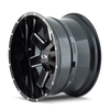 Image of ION Type 141 18x9 / 6x135 BP / 18mm Offset / 106mm Hub Gloss Black Milled Wheel