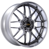Image of BBS RS-GT 18x11 5x130 ET45 CB71.6 Diamond Black Center Diamond Cut Lip Wheel