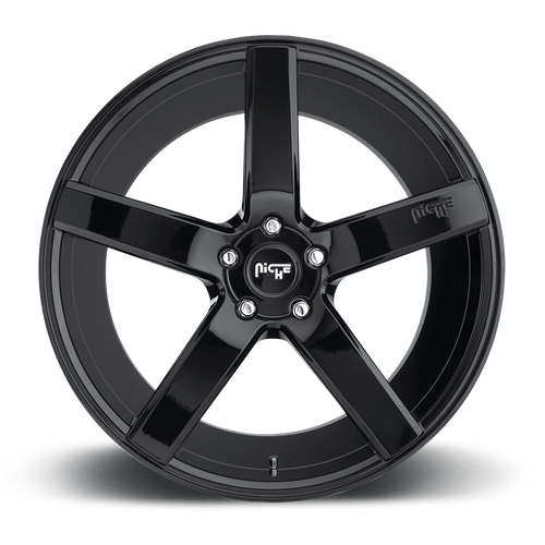 M188 Milan Cast Aluminum Wheel in Gloss Black Finish from Niche Wheels - View 5
