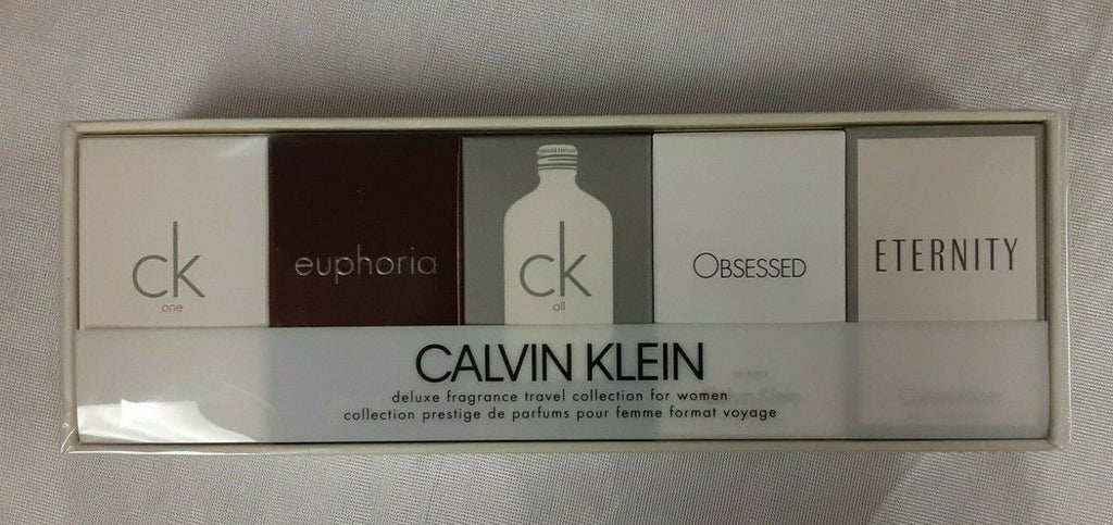 Calvin Klein Mini Cologne Giftset for Men (4PC) - 0.5 oz Eternity EDT, 0.5  oz Escape EDT, 0.5 oz CK One EDT, 0.5 oz Obsession EDT 