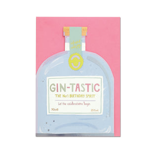 Gin-tastic Birthday Card - Bluebells of Bath