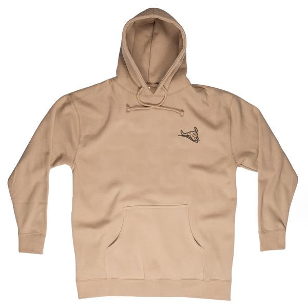 tan hoodie