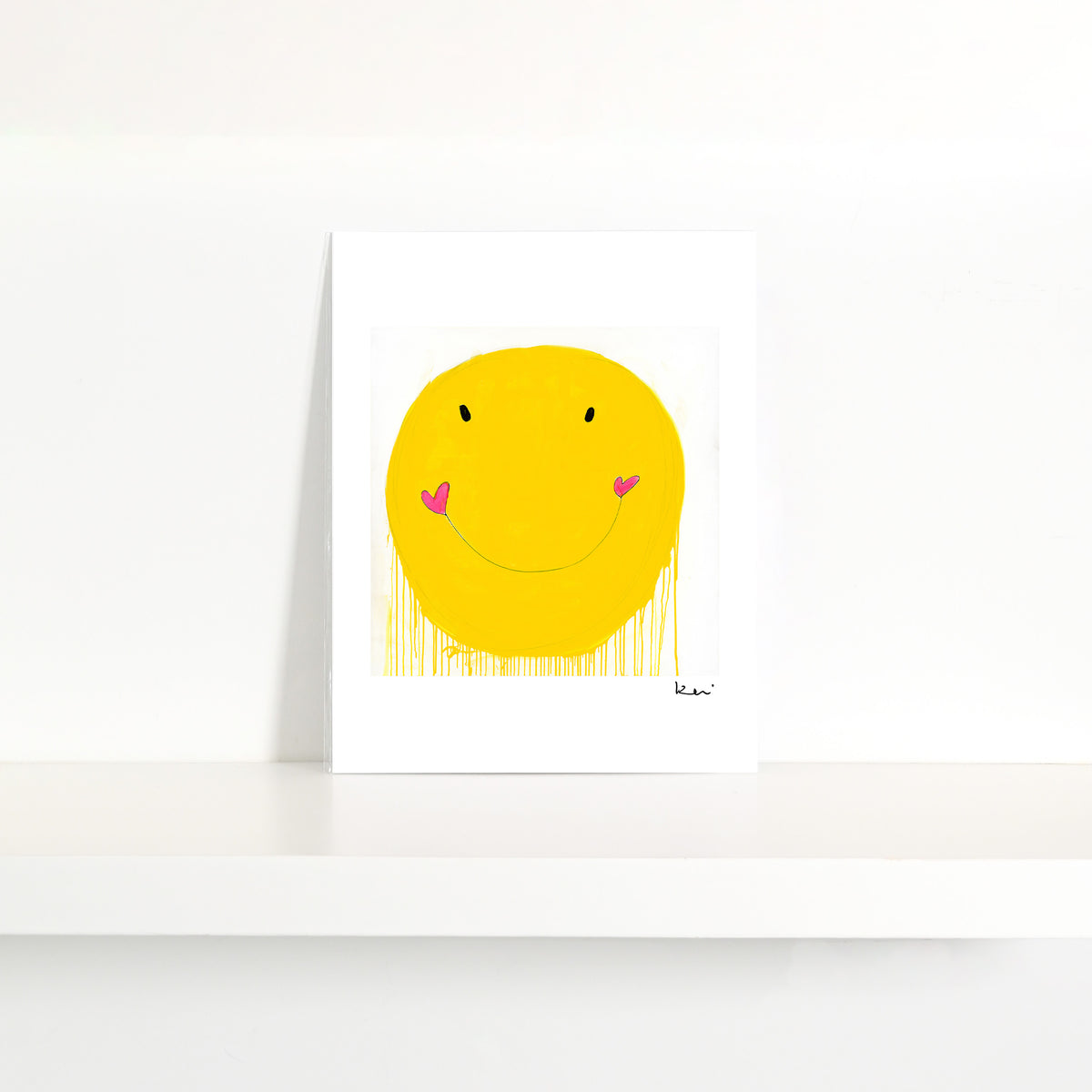 Smiley Mini Art Print – KERRI ROSENTHAL