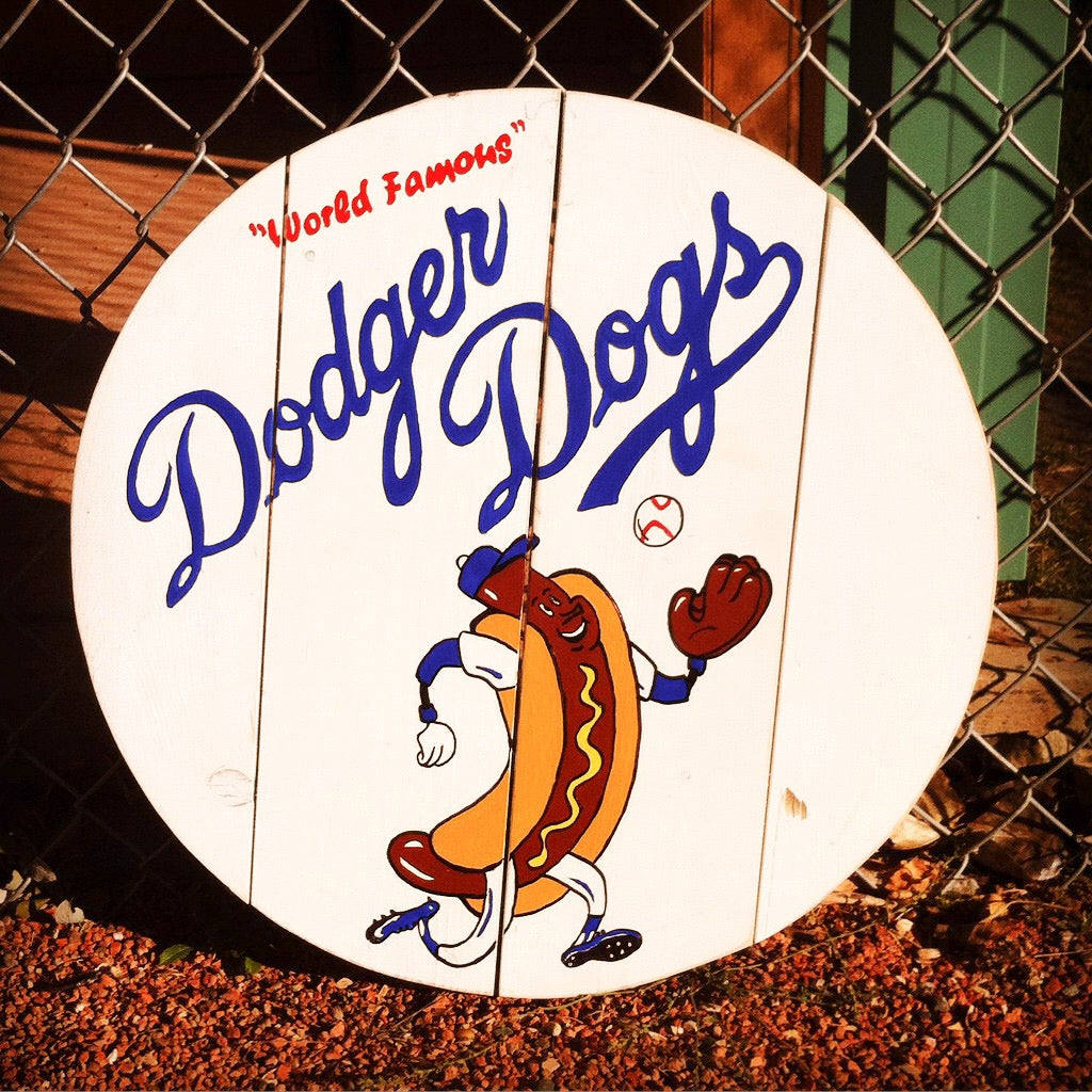 Dodgers Dogs Sign