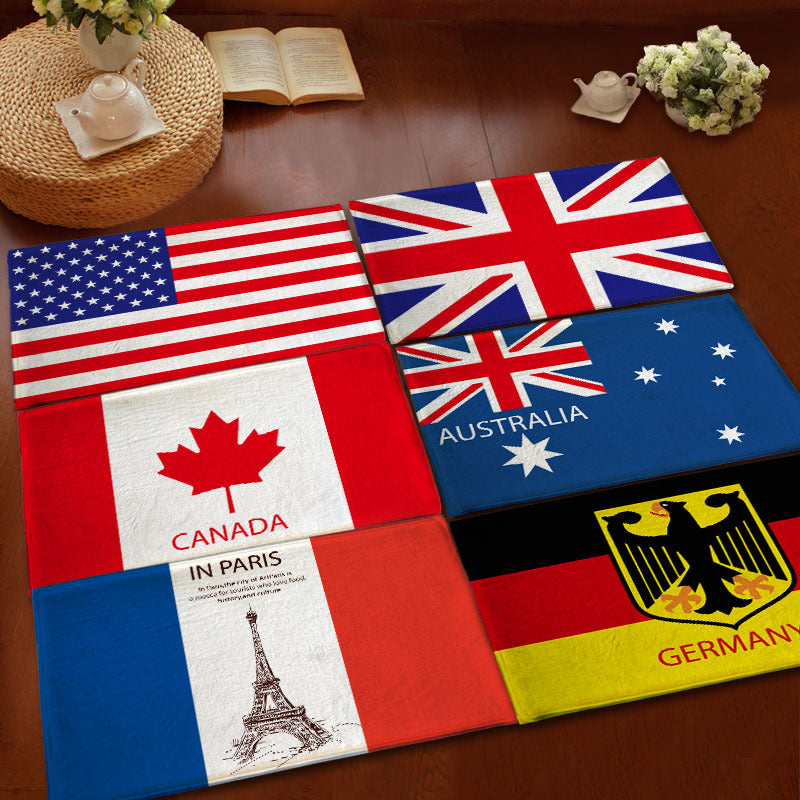 National Usa Flag Memory Foam Bathroom Rugs Carpets Australia