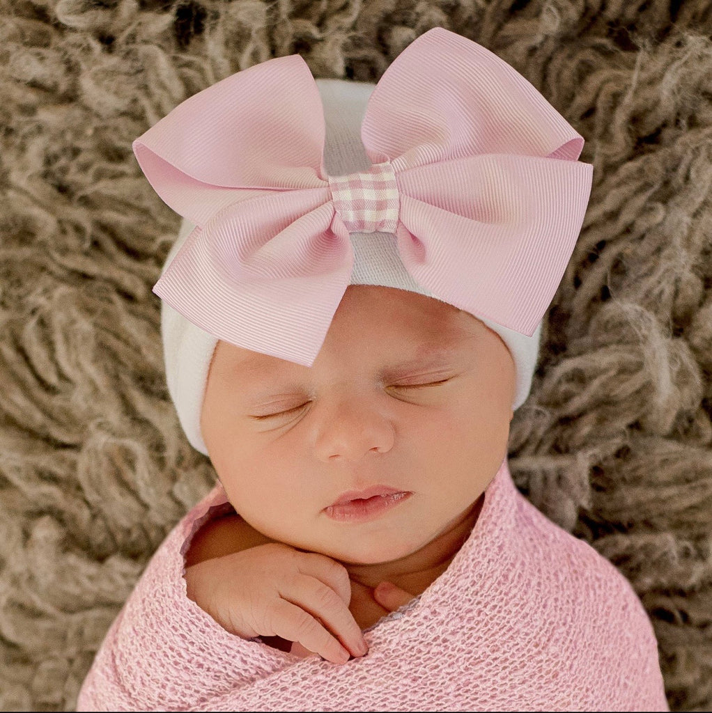 newborn beanie bow