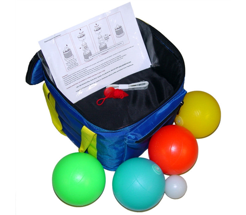 Lighted Bocce Ball Set | Bocce Ball Yard Game for Night Play