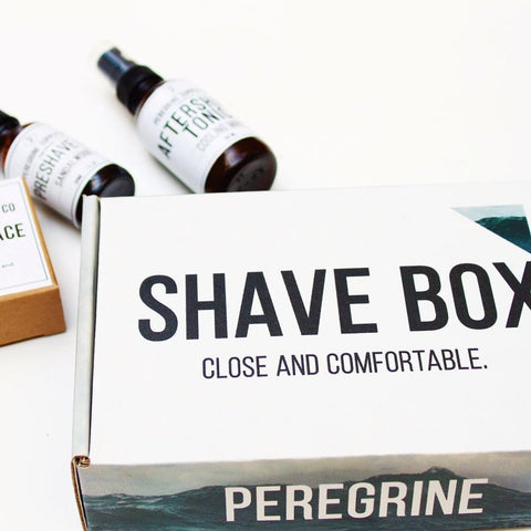 Shave Box Care Set from Peregrine Supply Co. available in-store and online