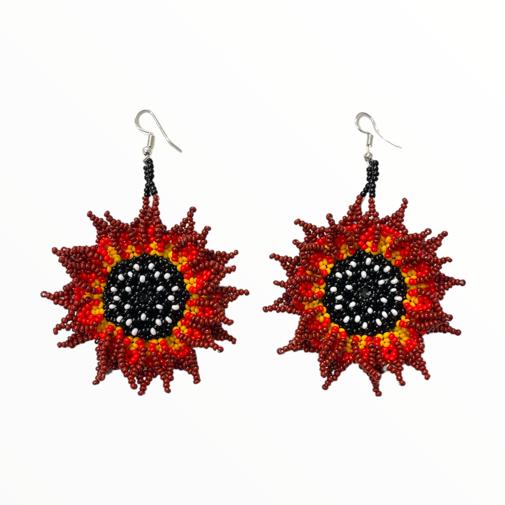 Pendientes girasol XL – Micuari