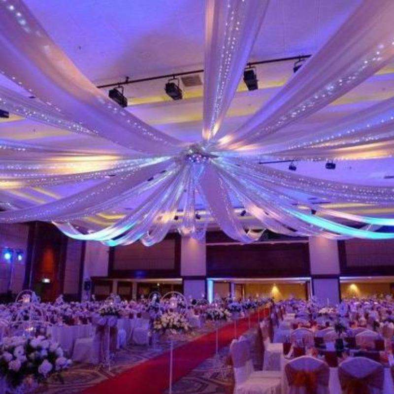 12 Panel 28 Hoop Ceiling Draping Hardware Kit For Wedding Party