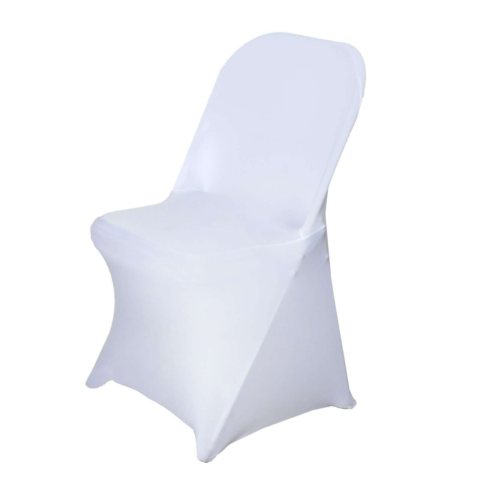 Wholesale White Spandex Stretch Folding Chair Cover Wedding Party Even Chaircoverfactory