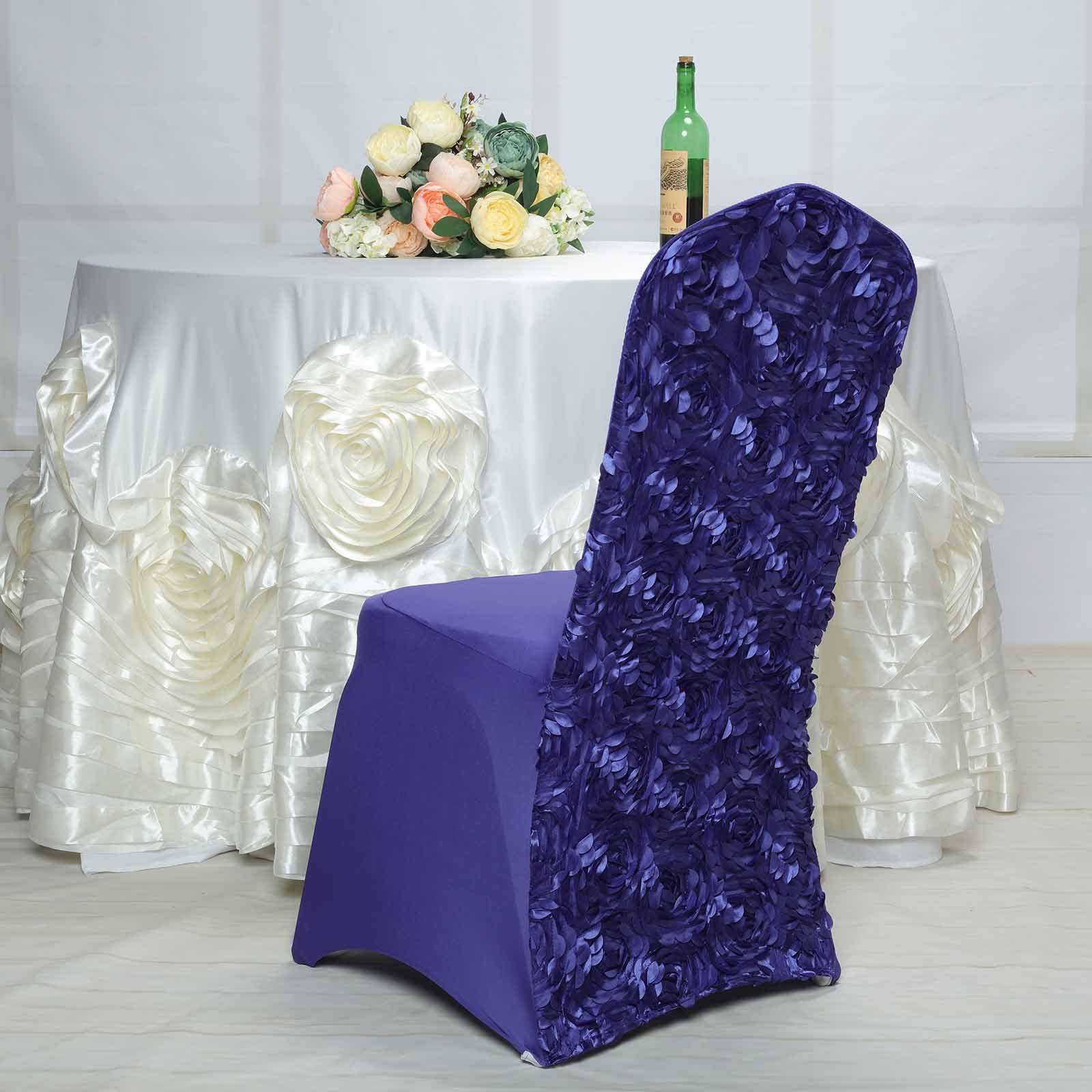 purple chair covers for sale