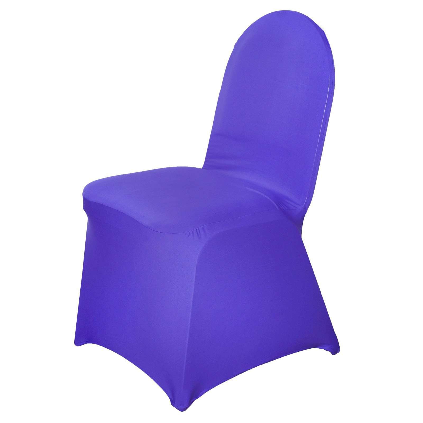 Wholesale Purple Spandex Stretch Banquet Chair Cover Wedding Party