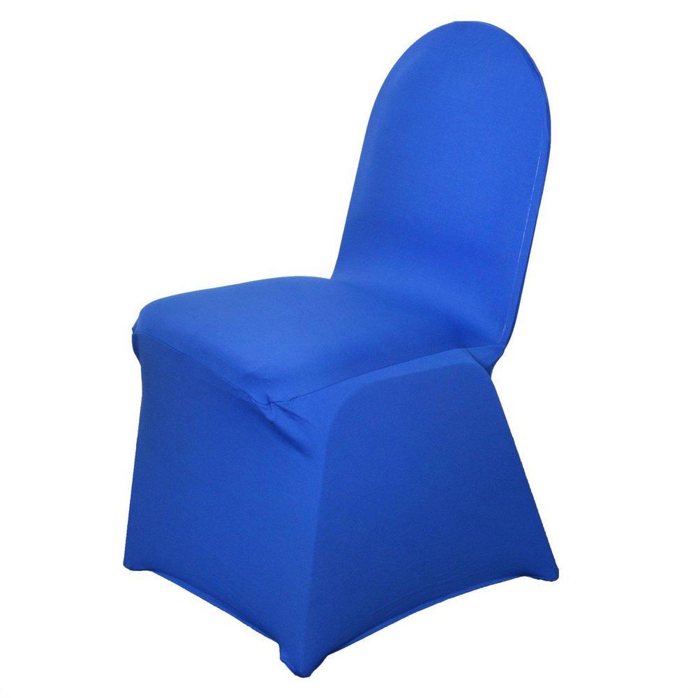 Wholesale Royal Blue Spandex Stretch Banquet Chair Cover Wedding Party Chaircoverfactory