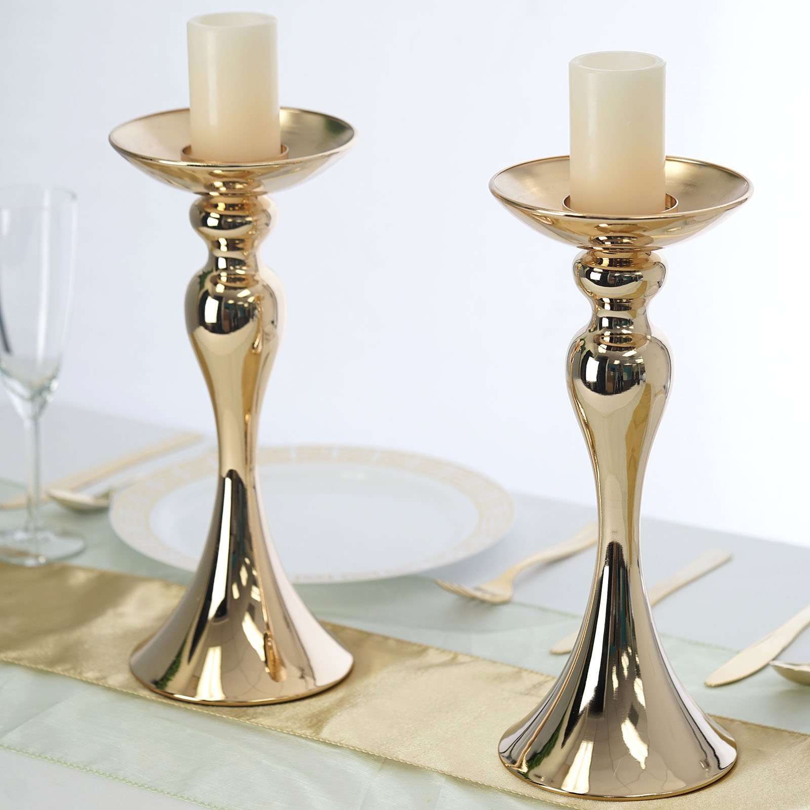 centerpiece pillar candle holder