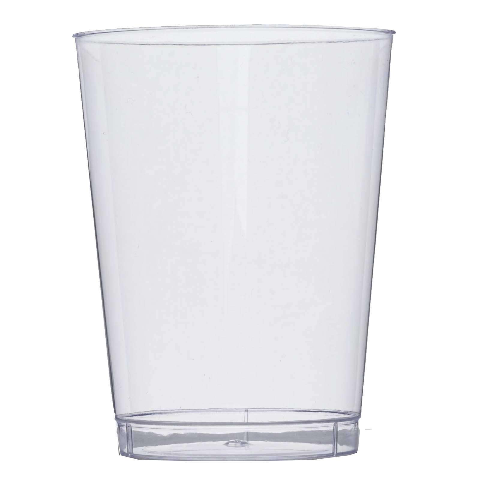 clear disposable cups