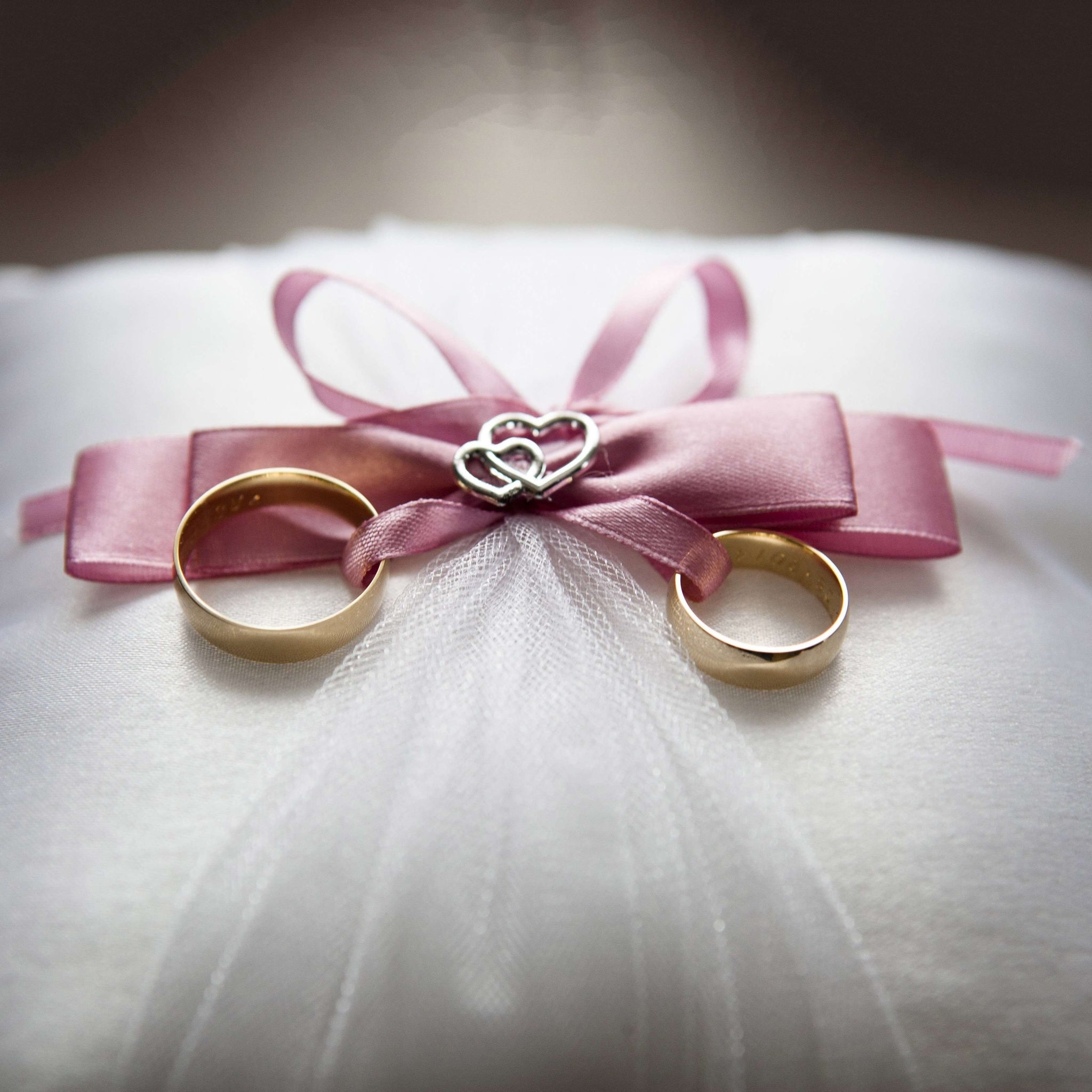 blush satin ribbon