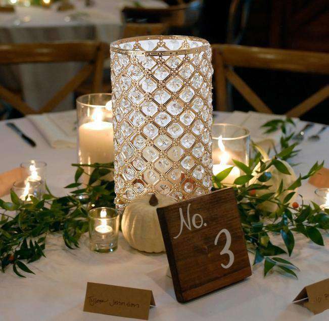 votive candle holder centerpiece