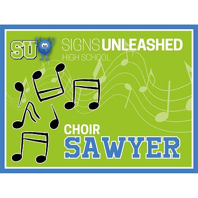 Choir Yard Sign Design 2