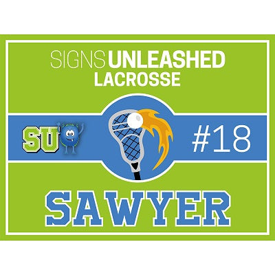 Lacrosse Yard Sign Design 1