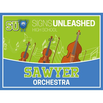 Orchestra Yard Sign Design 1