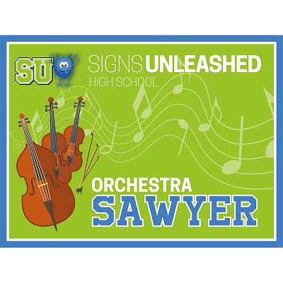Orchestra Yard Sign Design 2