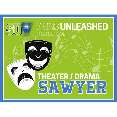 Theater & Drama Yard Sign Design 2