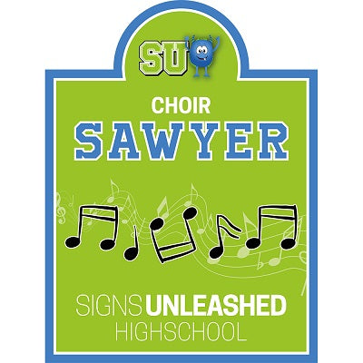 Choir Yard Sign Design 4