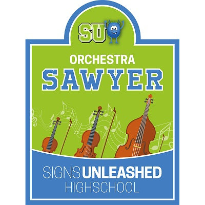 Orchestra Yard Sign Design 3