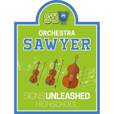 Orchestra Yard Sign Design 4