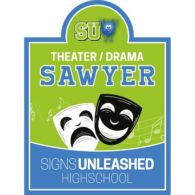 Theater & Drama Yard Sign Design 3
