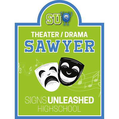 Theater & Drama Yard Sign Design 4