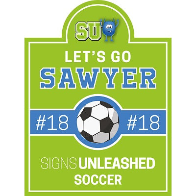 Soccer Yard Sign Design 3