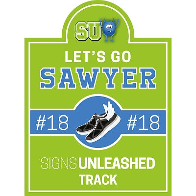 Track Yard Sign Design 3