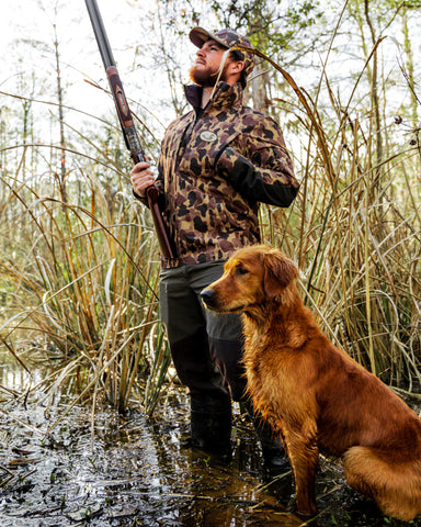 gold retriever duck dog