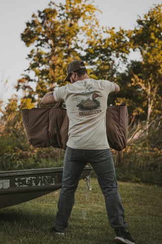 Preparing decoys for duck season