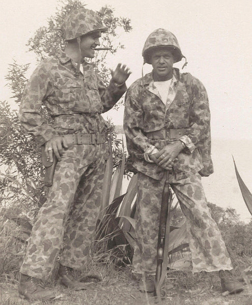 marines wearing frogskin camo uniforms