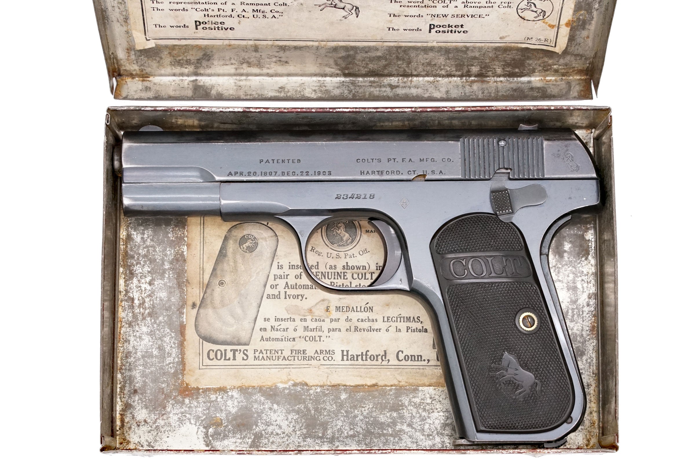 Colt 1903 serial number lookup