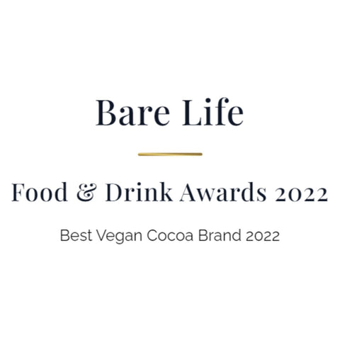 Lux Life Magazine Awards Bare Life Best Vegan Cocoa Brand 2022