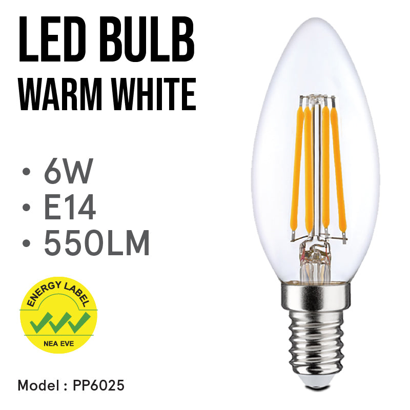 6w e14 led bulb