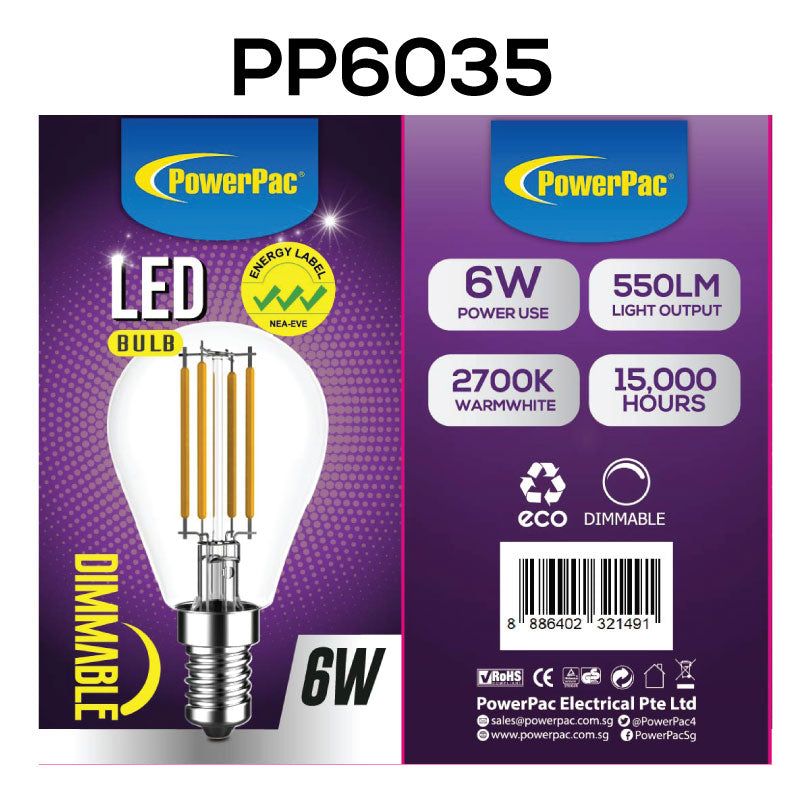 e14 6w led bulb