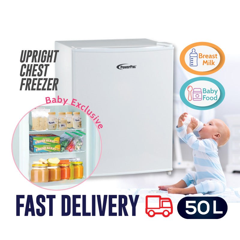 50L Bar Fridge with Lock (PPBF555) - PowerPacSG