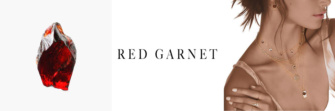 red garnet banner