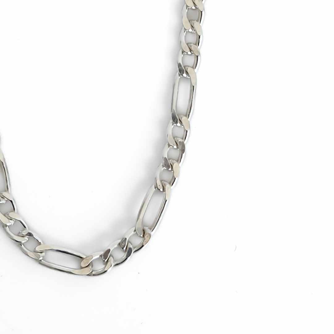 figaro chain necklace silver